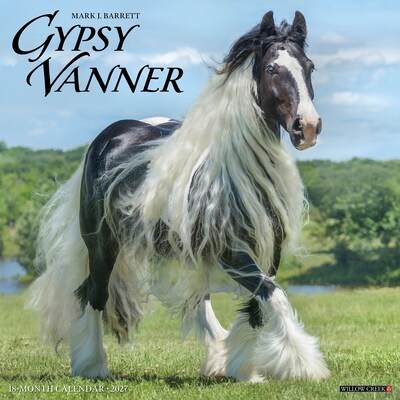 2027 Willow Creek Gypsy Vanner Horse  12 x 12 Monthly Wall Calendar (60599)