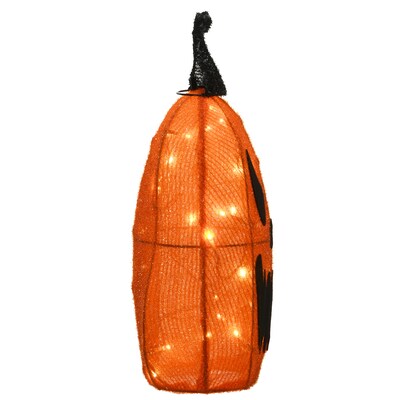 National Tree Company 16" Pre-Lit Scary Jack-O-Lantern (MZ17-6722)