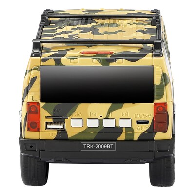 Audiobox SoundRides Wireless Bluetooth SUV-Style Speaker with WaveSync & Lights, Camouflage (TRK-2009CAMO)