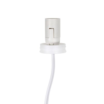 Simple Designs Porcelain Dinosaur Table Lamp (LT2093-WHT)