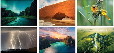 Custom Coronado Amazing Nature Spiral Wall Calendar
