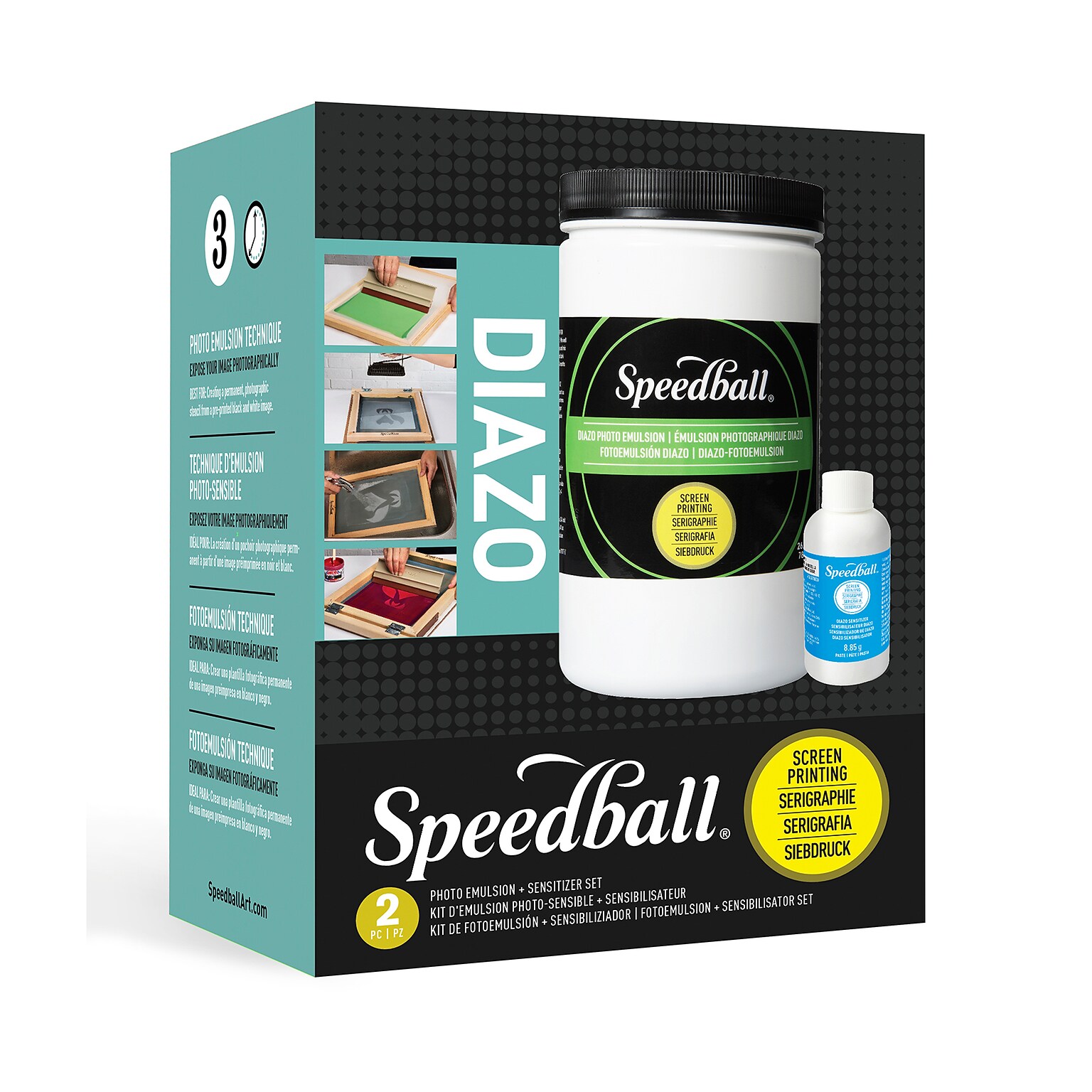 Speedball Screen Printing Diazo Photo Emulsion & Sensitizer Set (SBA004909)