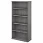 Bush Business Furniture Studio C 5 Shelf Bookcase, Platinum Gray (SCB136PG)
