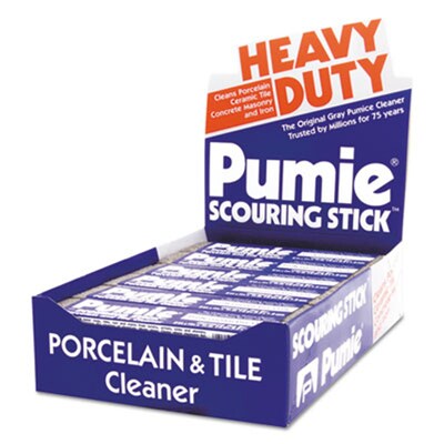 Pumie Scouring Sticks, Gray, 12/Pack (PUM 12)