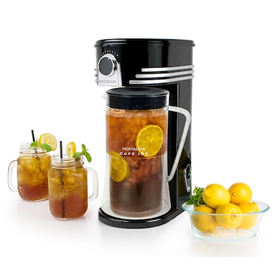 Nostalgia 12-Cups Automatic Coffee Maker, Black (NCIT3PLSBK)