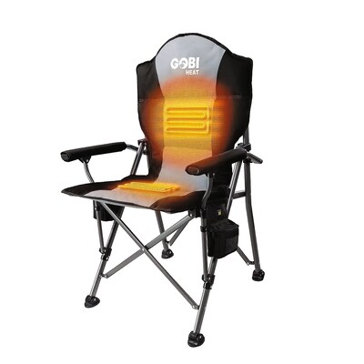 Gobi Heat Terrain Heated Camping Chair Black