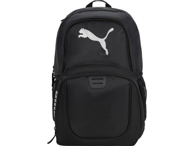 Puma Logo Laptop Backpack, Medium, Black (PV1673-001)