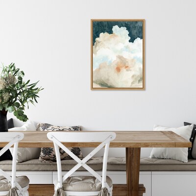 Amanti Art Dark Cumulus Clouds II by Emma Caroline Framed Canvas Wall Art Print, 18" x 24" (A42675376692)