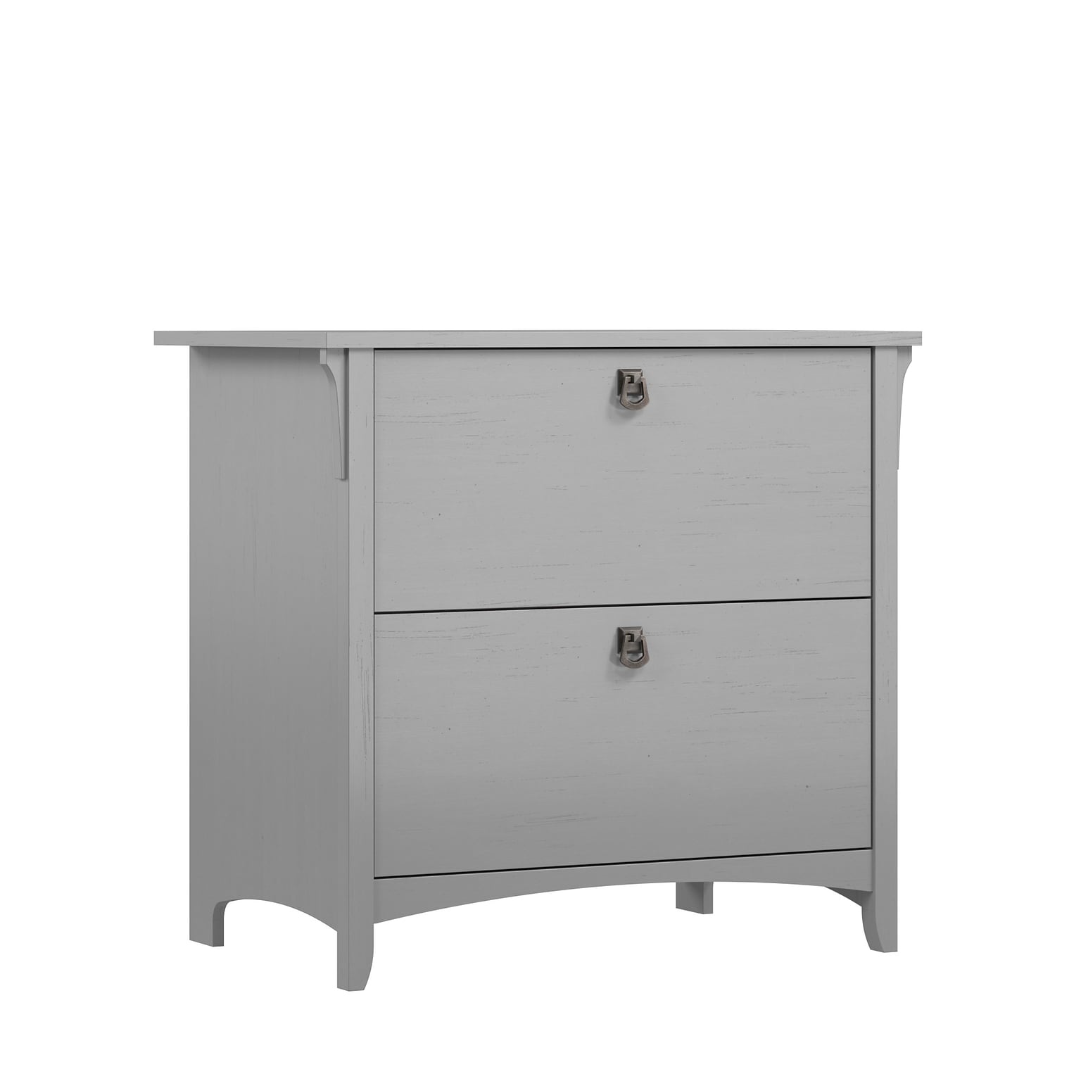 Bush Furniture Salinas Lateral File Cabinet, Cape Cod Gray (SAF132CG-03)