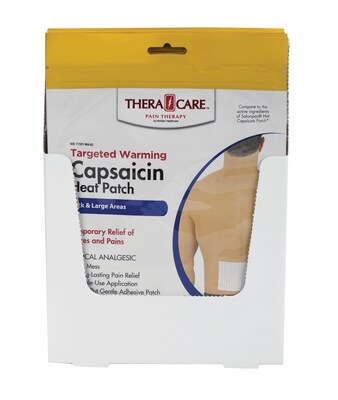 TheraCare Targeted Warming Capsaicin Heat Patch, 40/Pack (24-904-2P40)