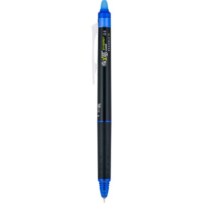 Pilot FriXion Synergy Clicker Erasable Gel Pen, Extra Fine Point, 0.5mm, Blue Ink, Dozen (17369)