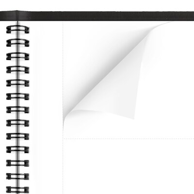 2026 AT-A-GLANCE 8" x 8.75" Monthly Planner, Faux Leather Cover, Black (70-120-05-26)