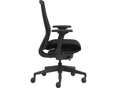 HON Nucleus Ergonomic Fabric/Mesh Swivel Task Chair, Black (HNR1KD.Y2.STC.A.H.IM.CU10.BL.SB.T)