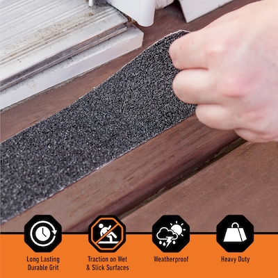 Gorilla Anti-Slip Tread Tape, 2" x 10 ft., Black (115944)
