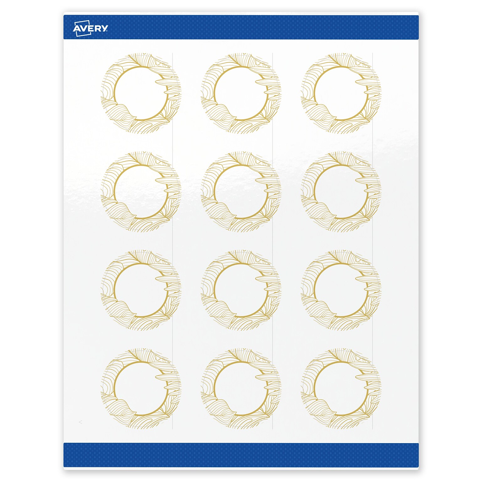 Avery Laser/Inkjet Circle Multipurpose Labels, 2 Dia., White, 120/Pack (S00-EVY)