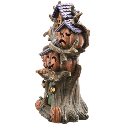 National Tree Company 12" Pumpkins Tree House (PG11-FJ158C-3)