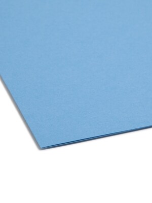 Smead Card Stock Classification Folders, Reinforced 1/3-Cut Tab, Legal Size, Blue, 50/Box (17040)