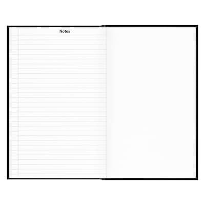 2027 Staples 5" x 8" Daily Diary Planner, Hardcover, Black (ST63597-27)
