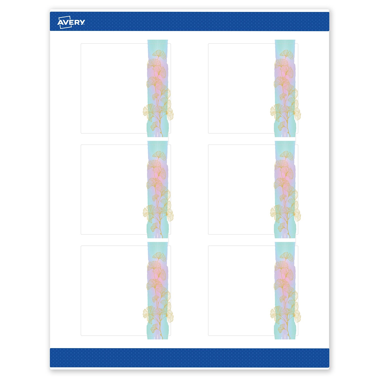 Avery Laser/Inkjet Square Multipurpose Labels, 3 x 3, White, 60/Pack (S00EVR)