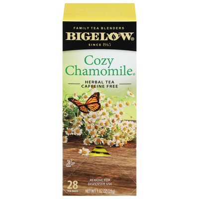 Bigelow Cozy Chamomile Herbal Tea Bags, 28/Box (004011)
