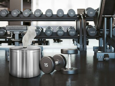 Gritt Commercial Wall Mounted Wipe Dispenser, Brushed Silver (GRI510-W)