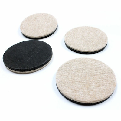 Lorell All-Floor Slider, Beige, 4/Pack (LLR42328)