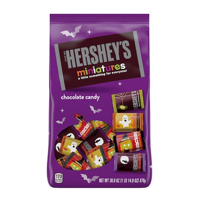 Hercheys Miniatures Assorted Chocolate Candy Bag, 30.9 oz. (HEC21665)