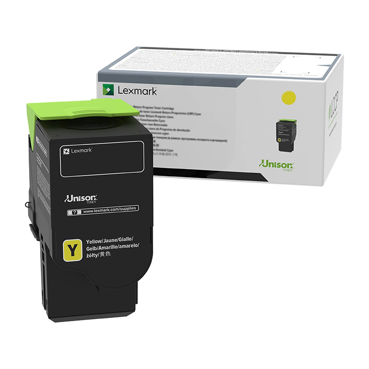 Lexmark 24B7156 Yellow Standard Yield Toner Cartridge