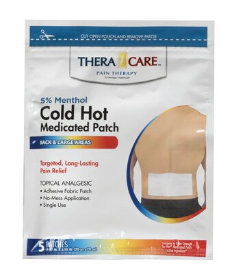 TheraCare 5% Menthol Medicated Hot & Cold Patch (24-952)