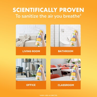 Lysol Air Sanitizer Spray, White Gardenia, 10 oz. (19200-95765)