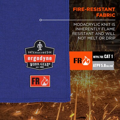 Chill-Its 6606FR Cooling Fire Resistant Towel, Blue (12437)