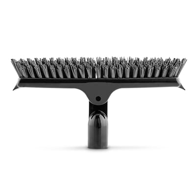 Libman 10 Swivel Grout and Scrub Brush Head, Black, 6/Pack (1616)