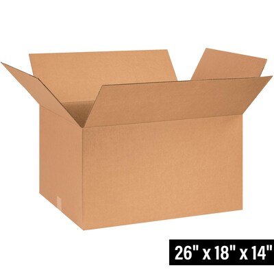 26 x 18 x 14 Shipping Boxes, 10/Bundle (261814)