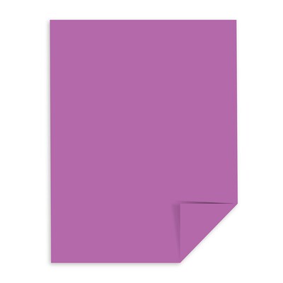 Astrobrights 8.5" x 11" Color Multipurpose Paper, 24 lbs., Planetary Purple, 500 Sheets/Ream, 10/Ream (22671/21678CT)