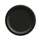 Amscan 6.75" Paper Plate, Black, 50 Plates/Pack, 4 Packs/Set (640011.10)
