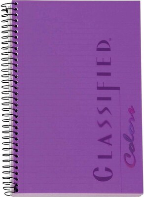 Oxford 1-Subject Notebooks, 5.5 x 8.5, Narrow Ruled, 100 Sheets, Purple (99712)