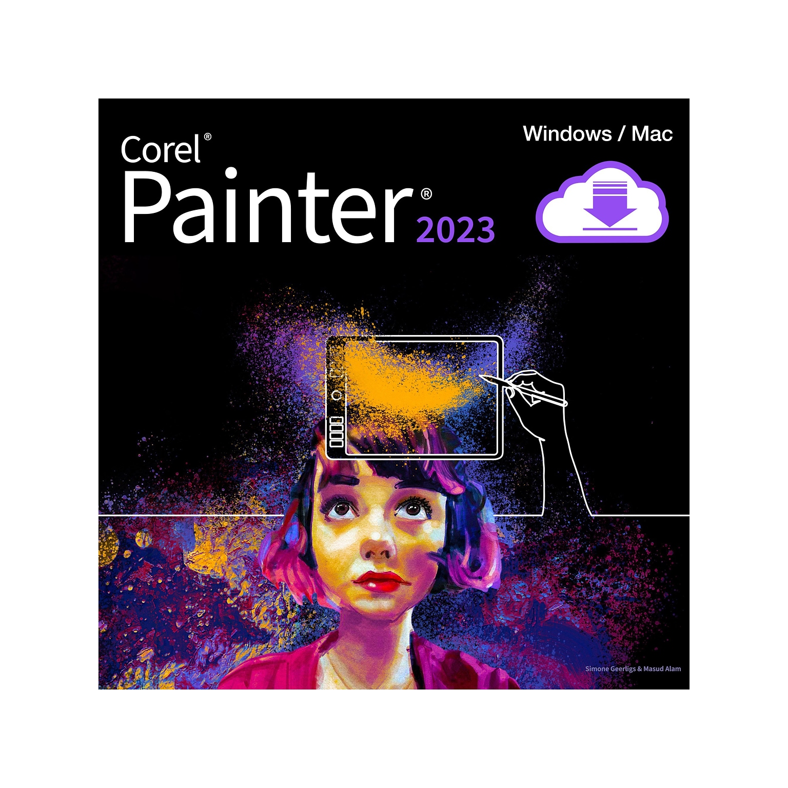 Corel Painter 2023 Graphic Design for Windows/Mac, 1 User [Download]