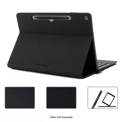 SaharaCase Navigate Series Keyboard Case with Track Pad for Microsoft Surface Pro 12", Scorpion Black (TB00483)