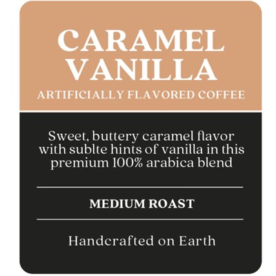 Copper Moon Caramel Vanilla Ground Coffee, Medium Roast, 12 oz. (205339)
