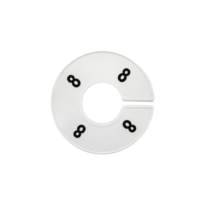 Nahanco Size 8 Plastic Dividers, White (CWB8)