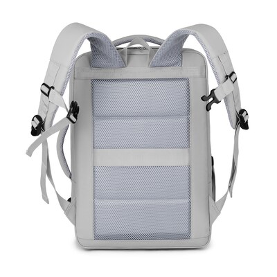 SaharaCase Multi-Compartment 16" Nylon Laptop Bag, Cool Gray (LT00100)