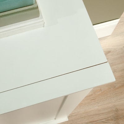 Sauder HomePlus 37"H Storage Cabinet with 2 Shelves, White (438284)
