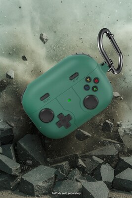 SaharaCase Inspire Series Silicone Case with Premium Clip for Airpods Pro 3, Shock Absorbing, Cactus Green (HP00228)