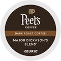 Peets Coffee Major Dickasons Blend Coffee Keurig® K-Cup® Pods, Dark Roast, 88/Carton (65470)