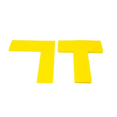 Champion Sports Pickleball Court Marker Set, Yellow (CHSPBCOURT)