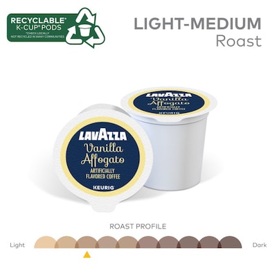 Lavazza Vanilla Affogato Coffee Keurig® K-Cup® Pods, Medium Roast, 88/Carton (5000384733CT)