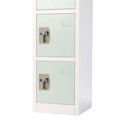 AdirOffice 72" 6-Tier Misty Green Storage Locker (ADI629-206-MGRN)