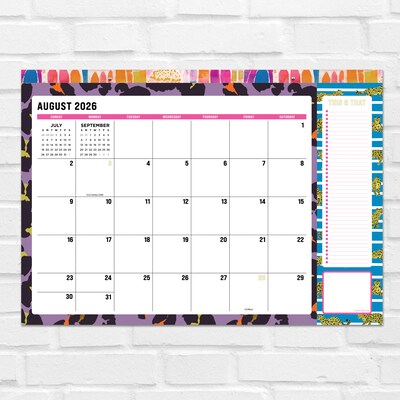 2026-2027 TF Publishing Maximal Mirage 17" x 12" Academic Monthly Desk Pad Calendar (AY27-8504)