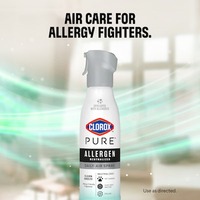 Clorox PURE Allergen Neutralizer Spray, Clean Breeze Scent, 8 oz. (60752)