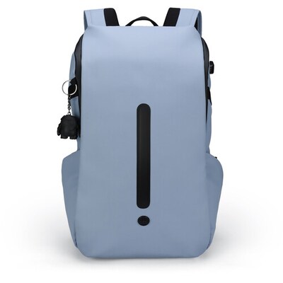 SwissDigital LAMONE Rolltop Laptop Compatible Backpack, Large, Light Blue (SD1685-13)